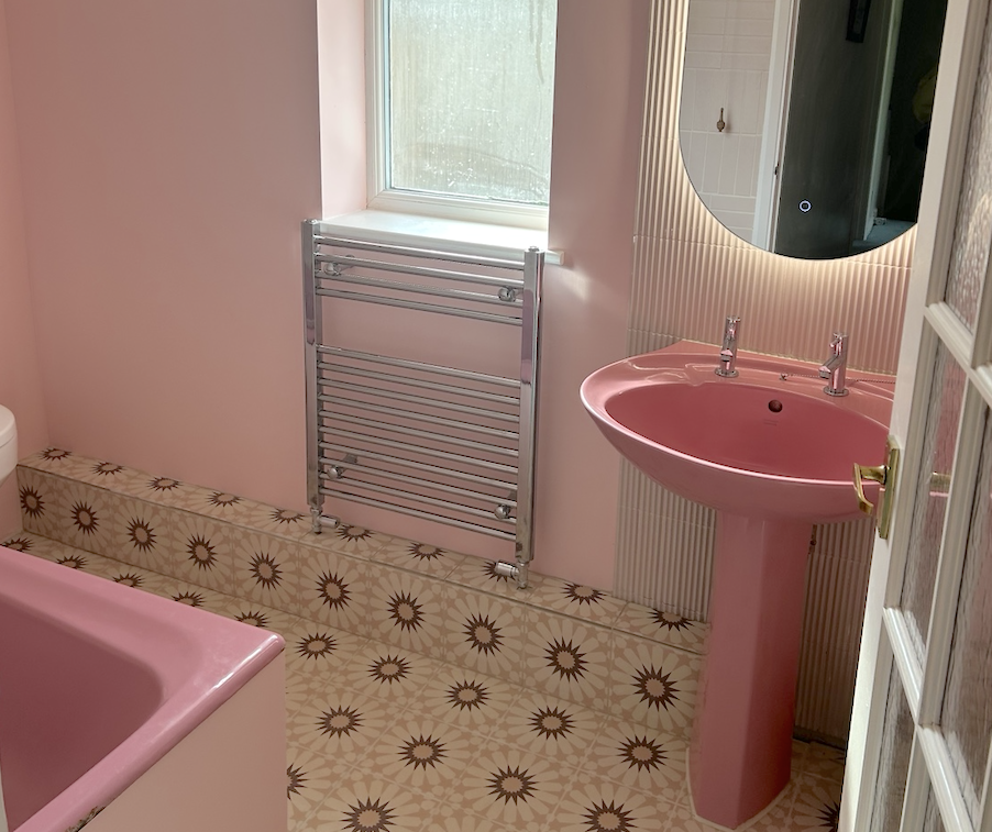 The Pink Bathroom